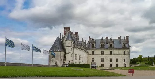 Foto: Schloss Amboise in Frankreich