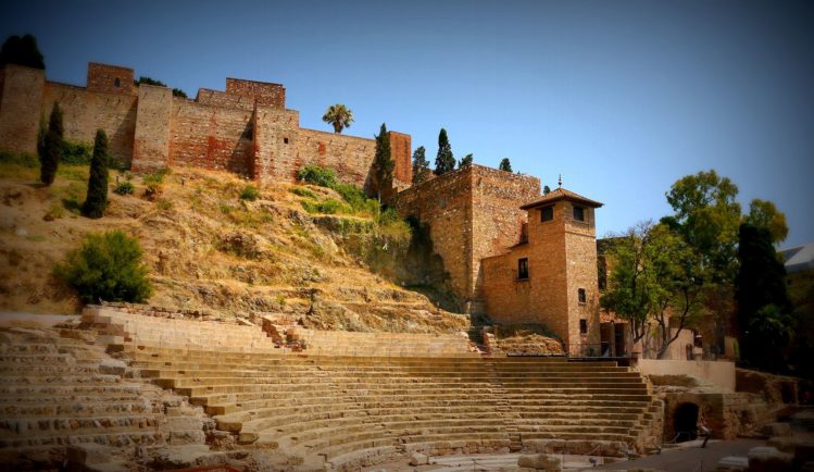 Amphitheater vor dem Alcazaba in Malaga