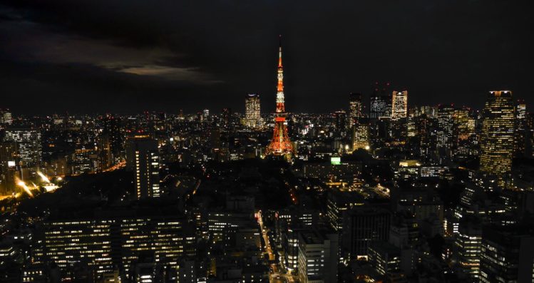 Tokyo Tower bei Nacht vom WTC
