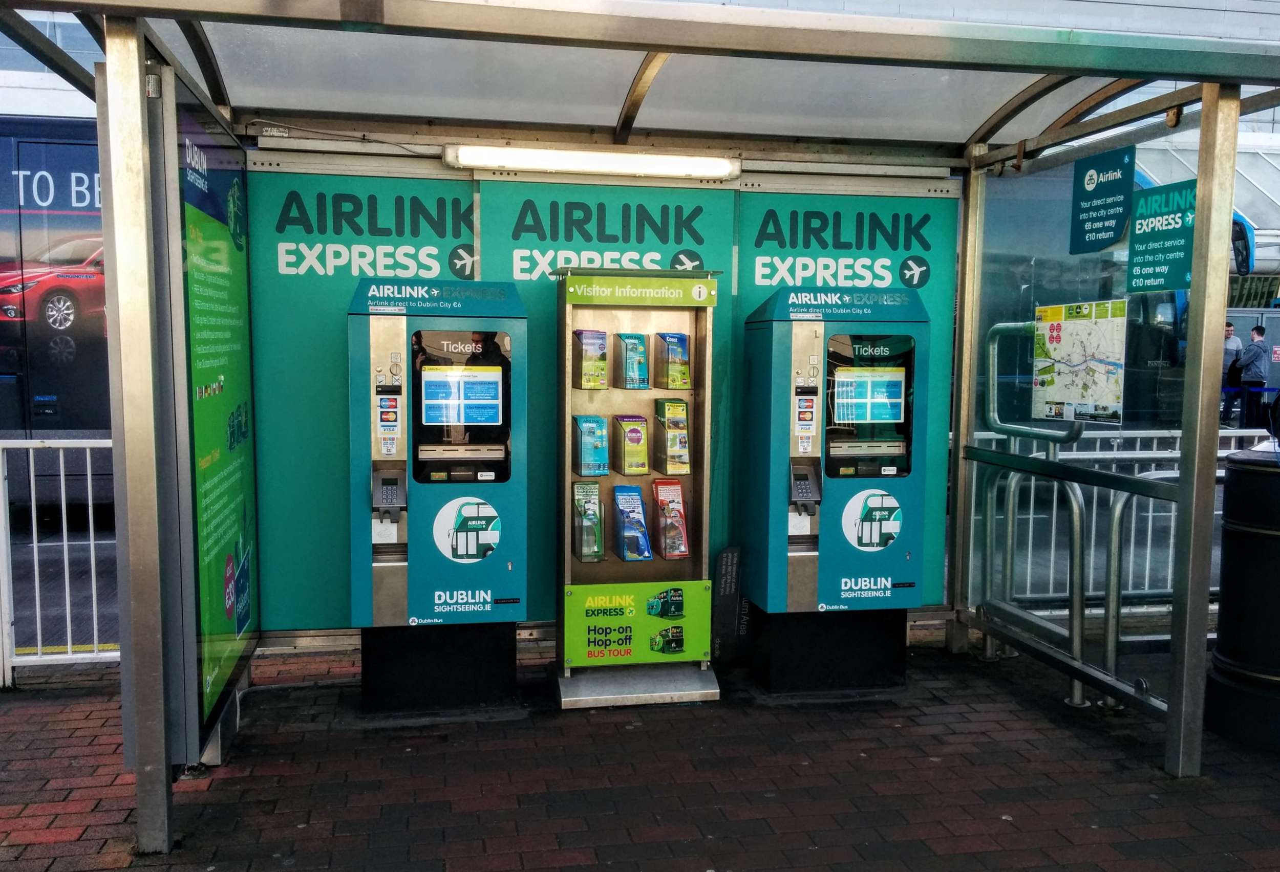 Fahrkartenautomaten Airlink Express Dublin