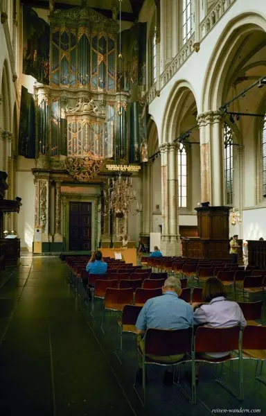 Bild: Innenraum der Nieuwe Kerk in Amsterdam