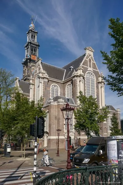 Bild: Westerkerk in Amsterdam mit Westertoren