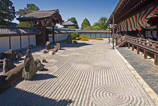 Steingarten im Tofukuji Tempel