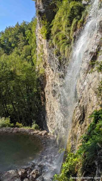 Wasserfall am Via Ferrata Ballino