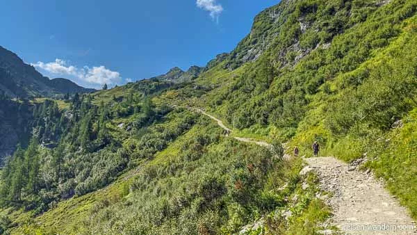 Zustiegsweg zum Franzi Klettersteig